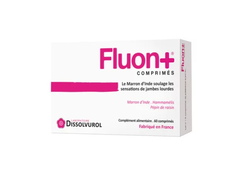 Dissolvurol Fluon + Circulation Sanguine - 60 Comprimés