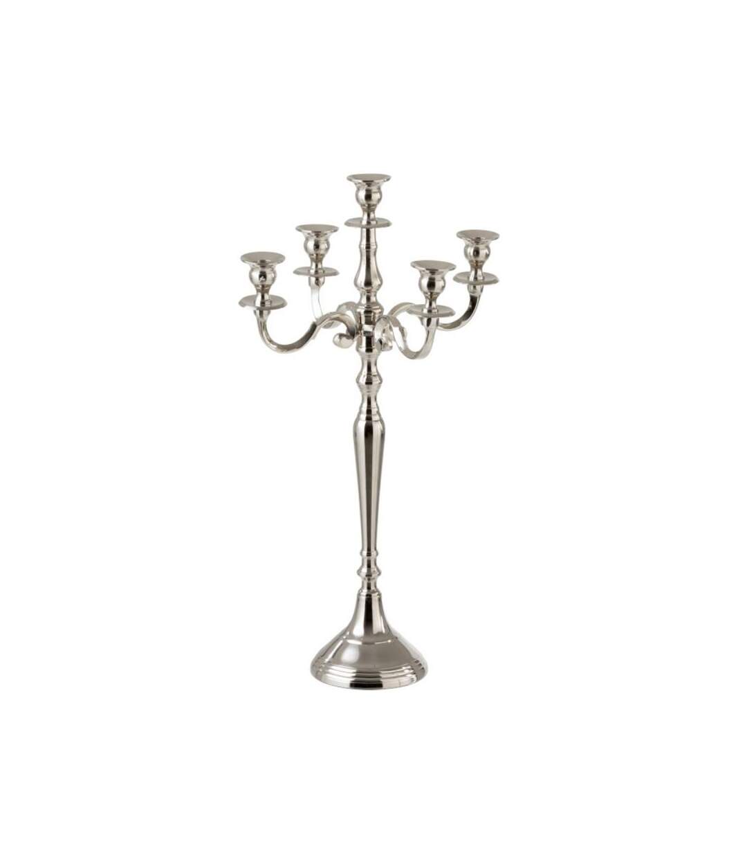 Paris Prix - Chandelier 5 Têtes Design classic 63cm Argent