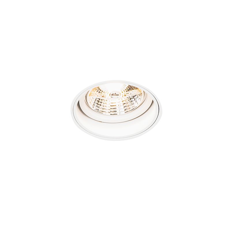 Moderne inbouwspot wit trimless - Impact 70