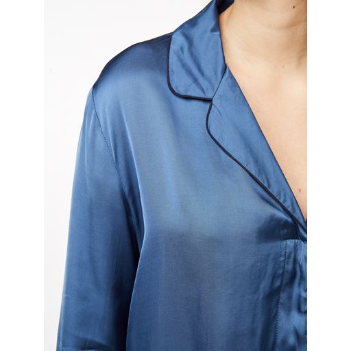 CCDK Josephine Pyjamasskjorte, Ensign Blue, S