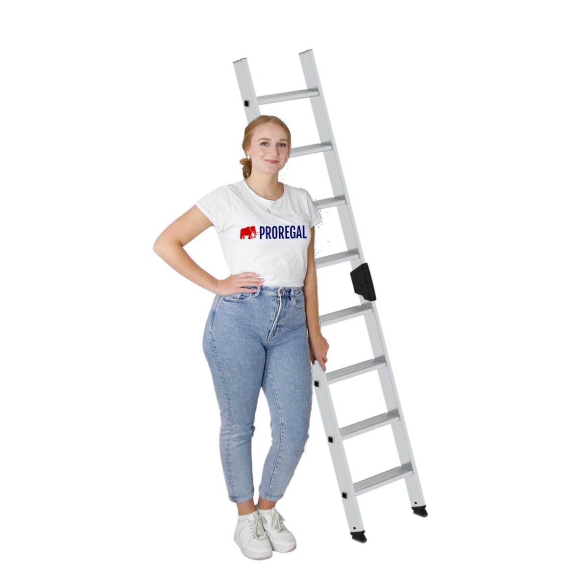 PROREGAL Trapladder zonder dwarsbalk 8 treden