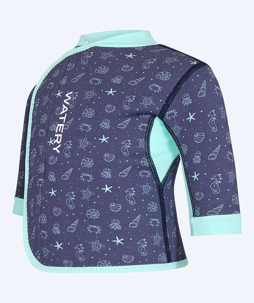 Watery neopren trøje - Baia Top - Atlantic Turquoise