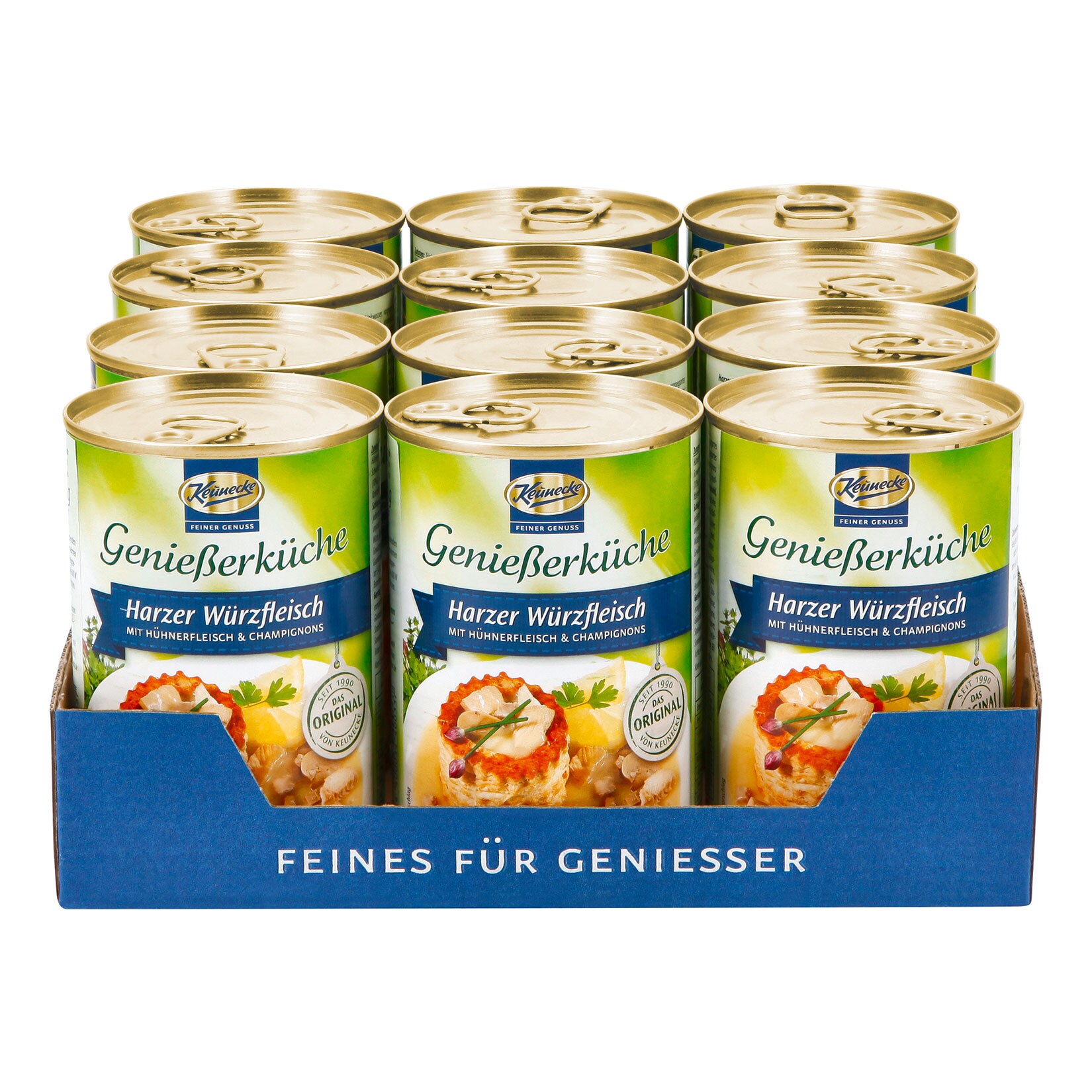 Keunecke Harzer Würzfleisch 400 g, 12er Pack
