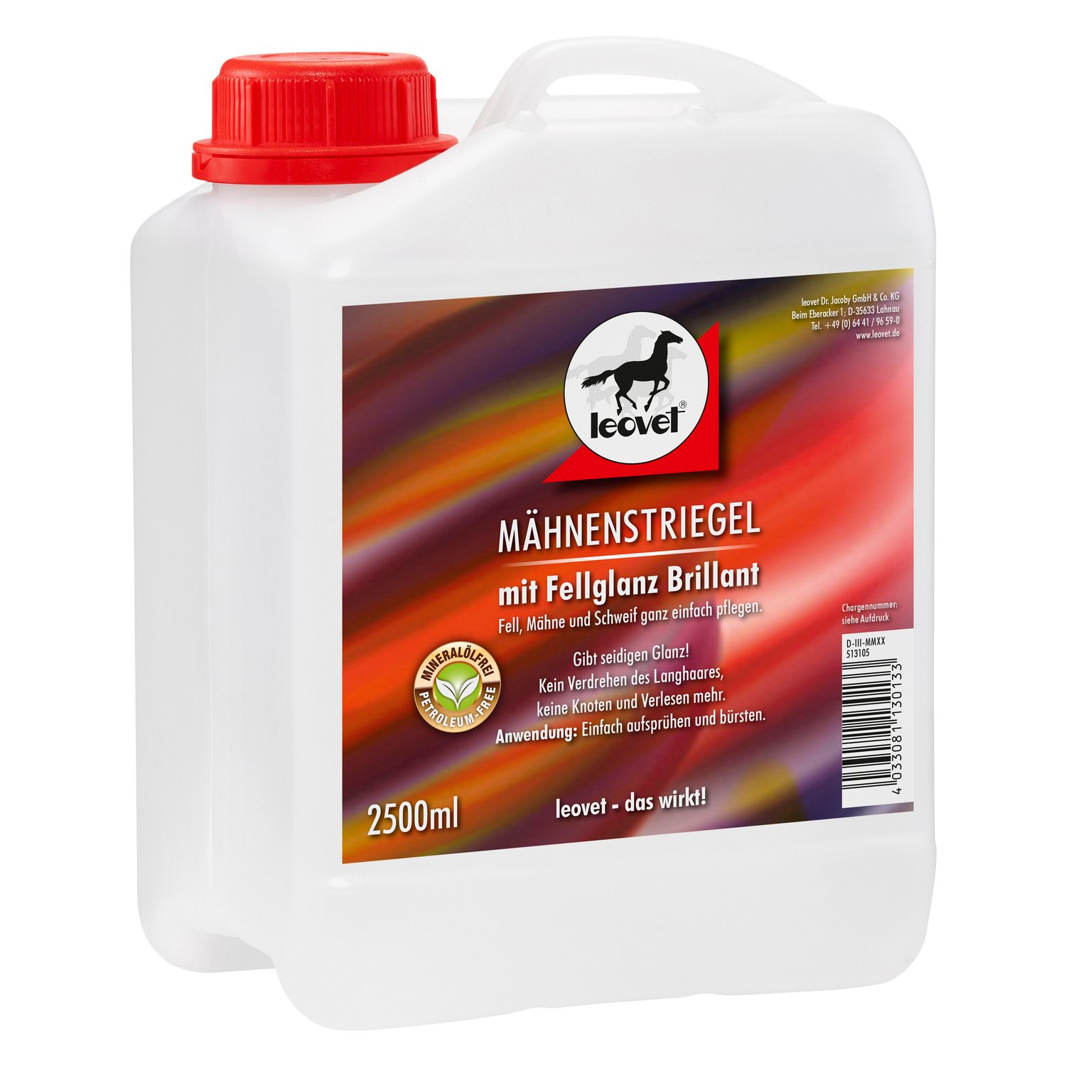leovet Mähnenspray Mähnenstriegel  - 2.5 L Nachfüllpack