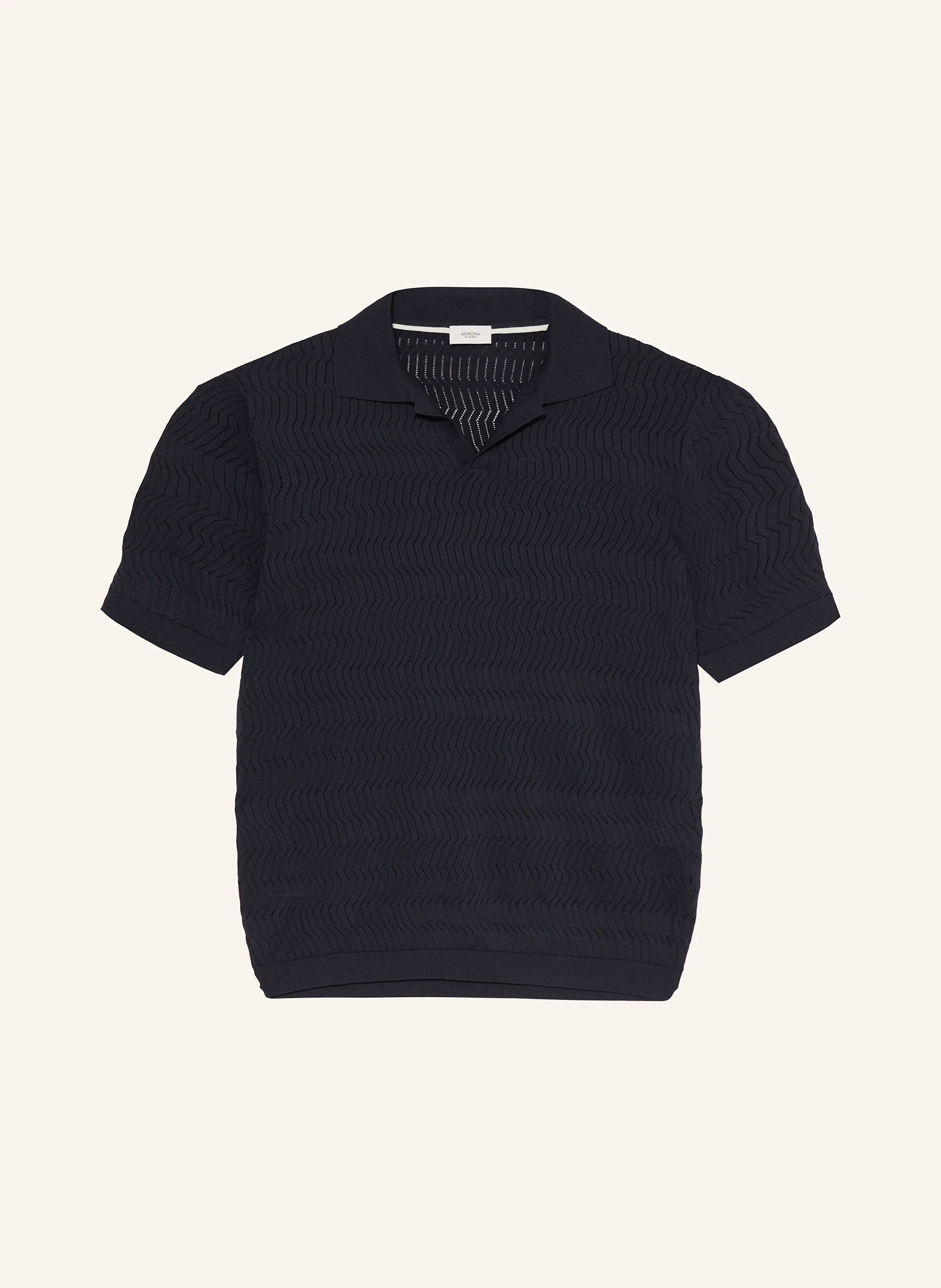 AGNONA Strick-Poloshirt mit Seide