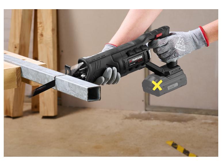 Accu-reciprozaag 20 V zonder accu en lader
