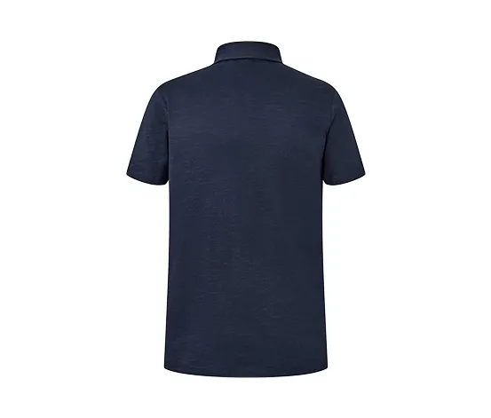 Jersey-Poloshirt, navy