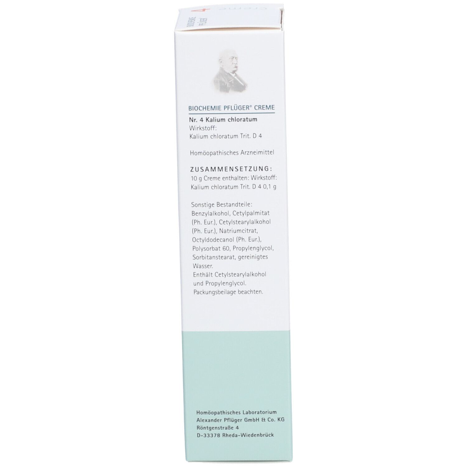 Biochemie Pflüger® Nr. 4 Kalium chloratum D4 Creme