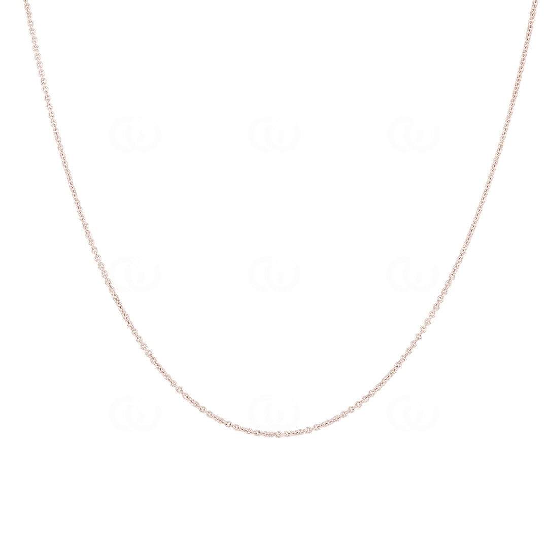 Rundankerkette 750/18 K Rotgold 1.1mm