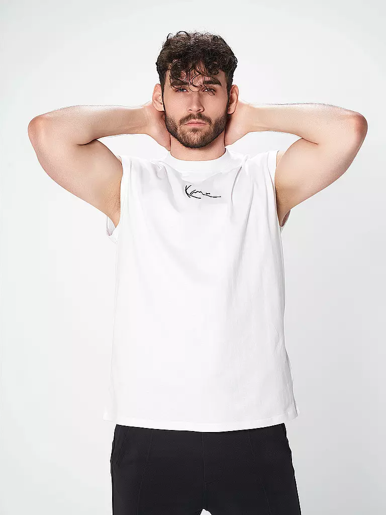KARL KANI Tanktop weiss