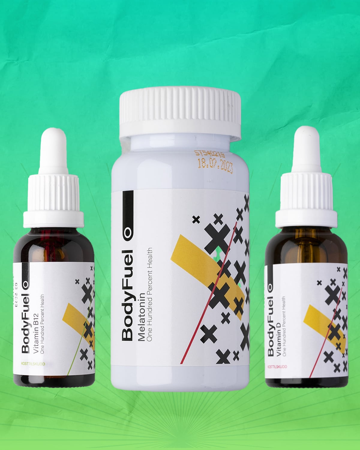 Bodyfuel Vitaminpakke - Vitamin D, Vitamin B12 &amp; Melatonin
