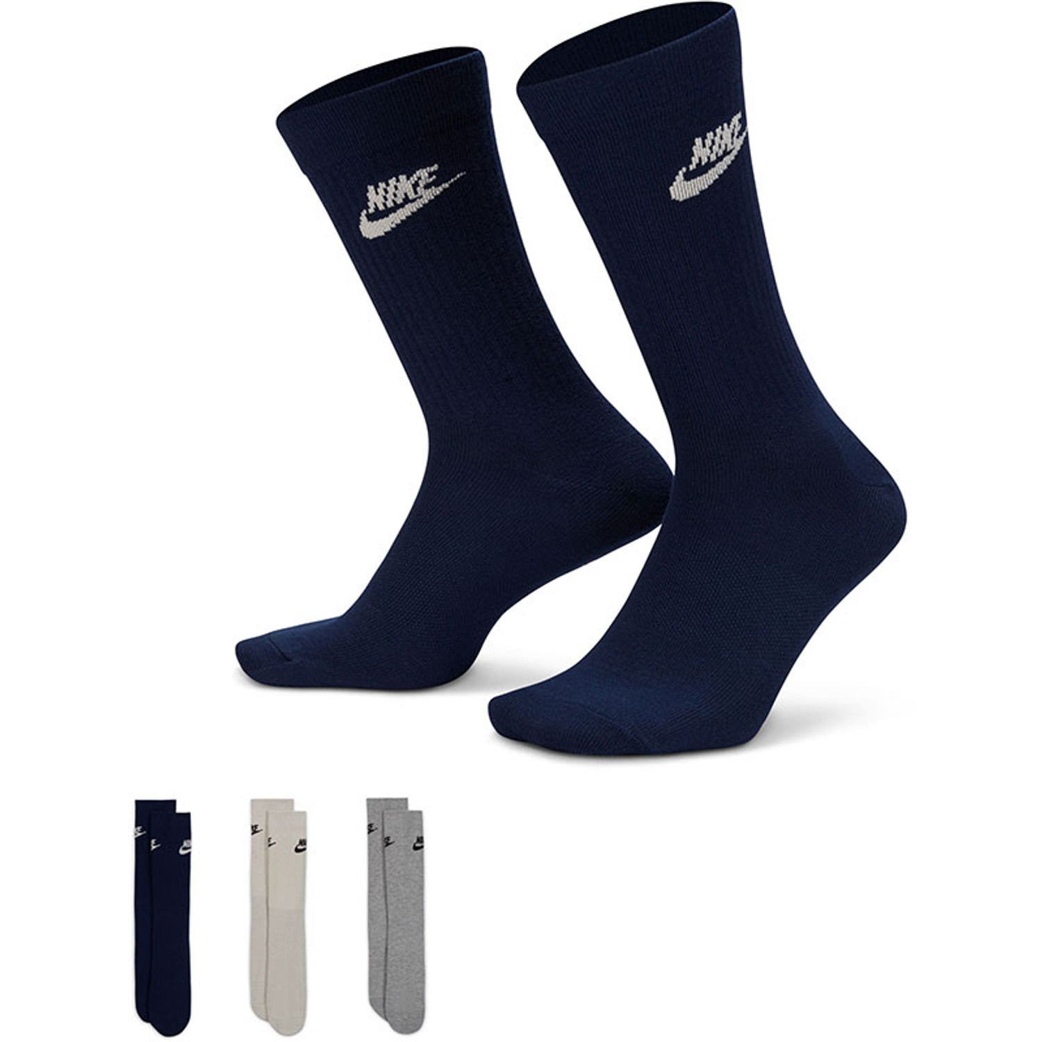 Nike Essential 3-Pack Crew Sokken