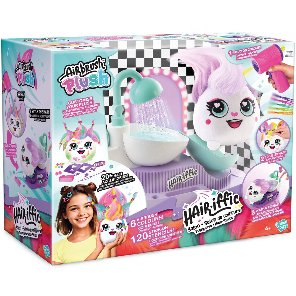 Køb Airbrush Plush Hair-Iffic Hair Frisørsalon
