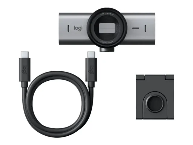 Logitech MX Brio 705 for Business - Webcam - farve - 8,5 MP - 4096 x 2160 - audio - USB-C