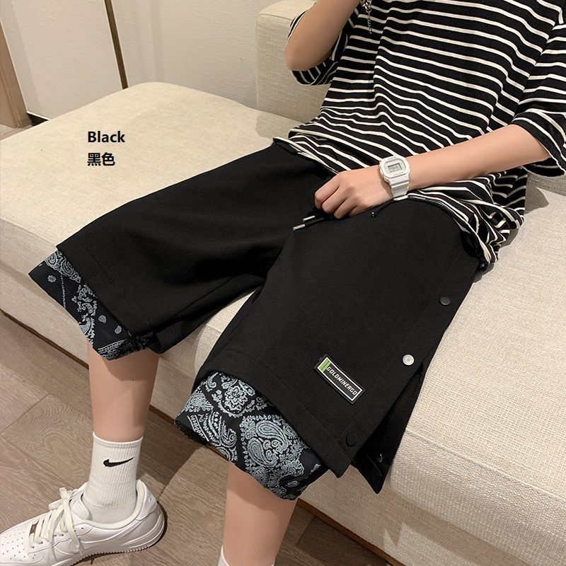 Whyessa - Paisley Print gelaagde shorts