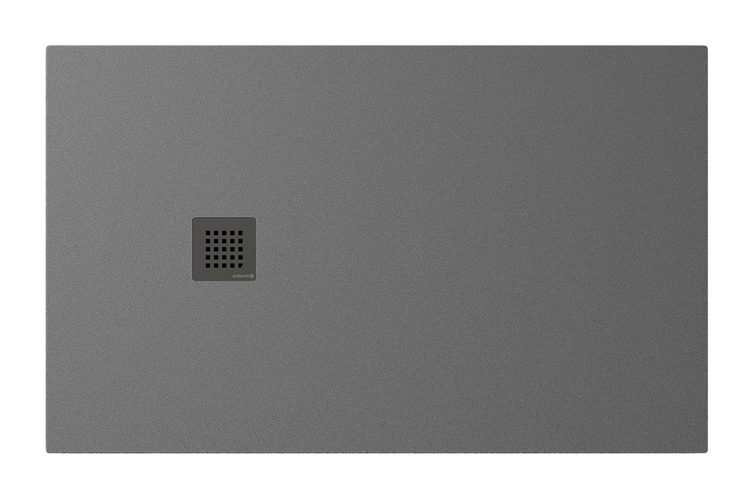 Polysan Treneca douchebak 130X80cm grijs mat
