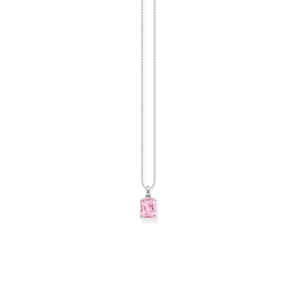 Collier THOMASS ABO argent 925 zirconia rose