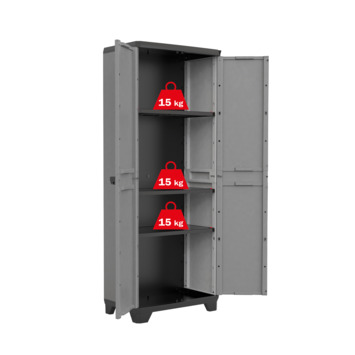 Keter cabinet Stilo kunststof hoog