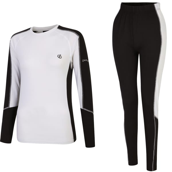 T-shirt thermique DARE 2B WOMENS EXCHANGE III BASELAYER SET BLACK/WHITE