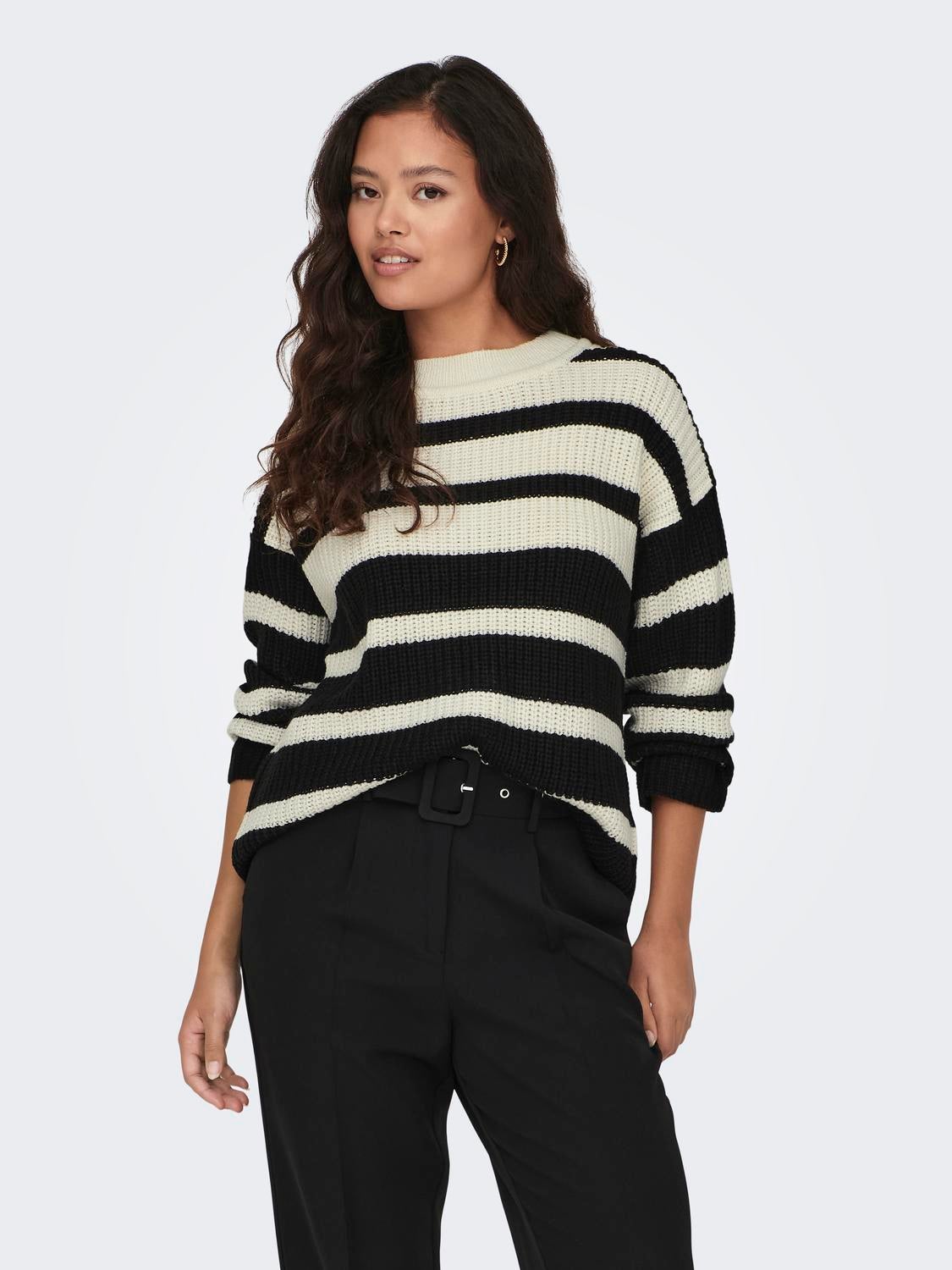 JDYJUSTY Strickpullover Eggnog