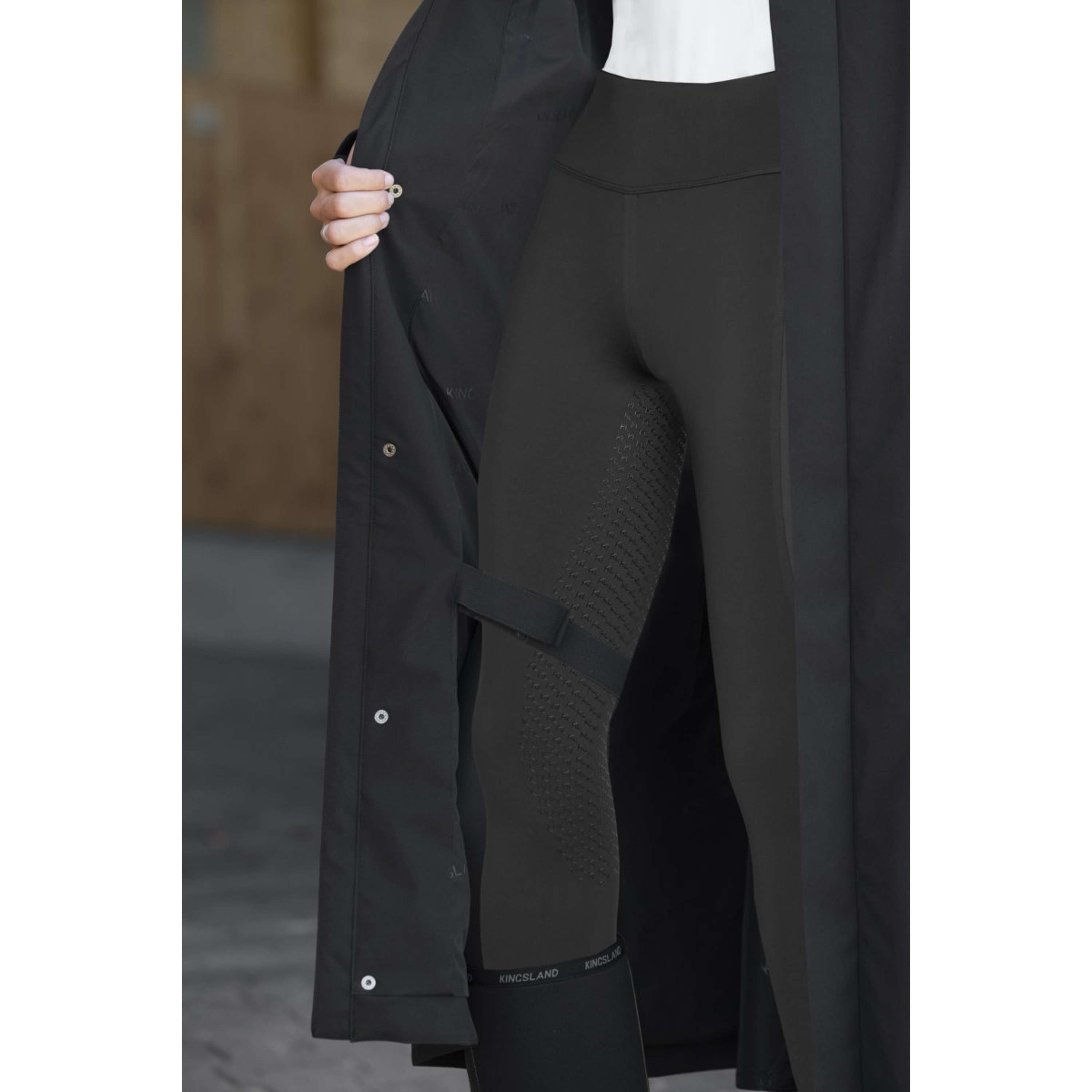 Kingsland Lange Jas KLLucia Waterproof Zwart