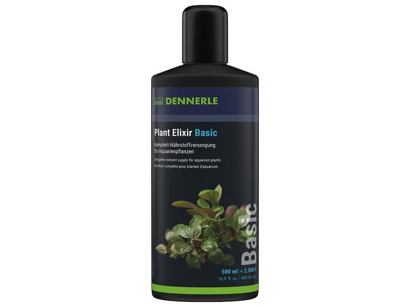 Dennerle Pflanzenpflege Plant Elixier Basic, 500 ml Komplette Nährstoffversorgung für Aquarienpflanzen