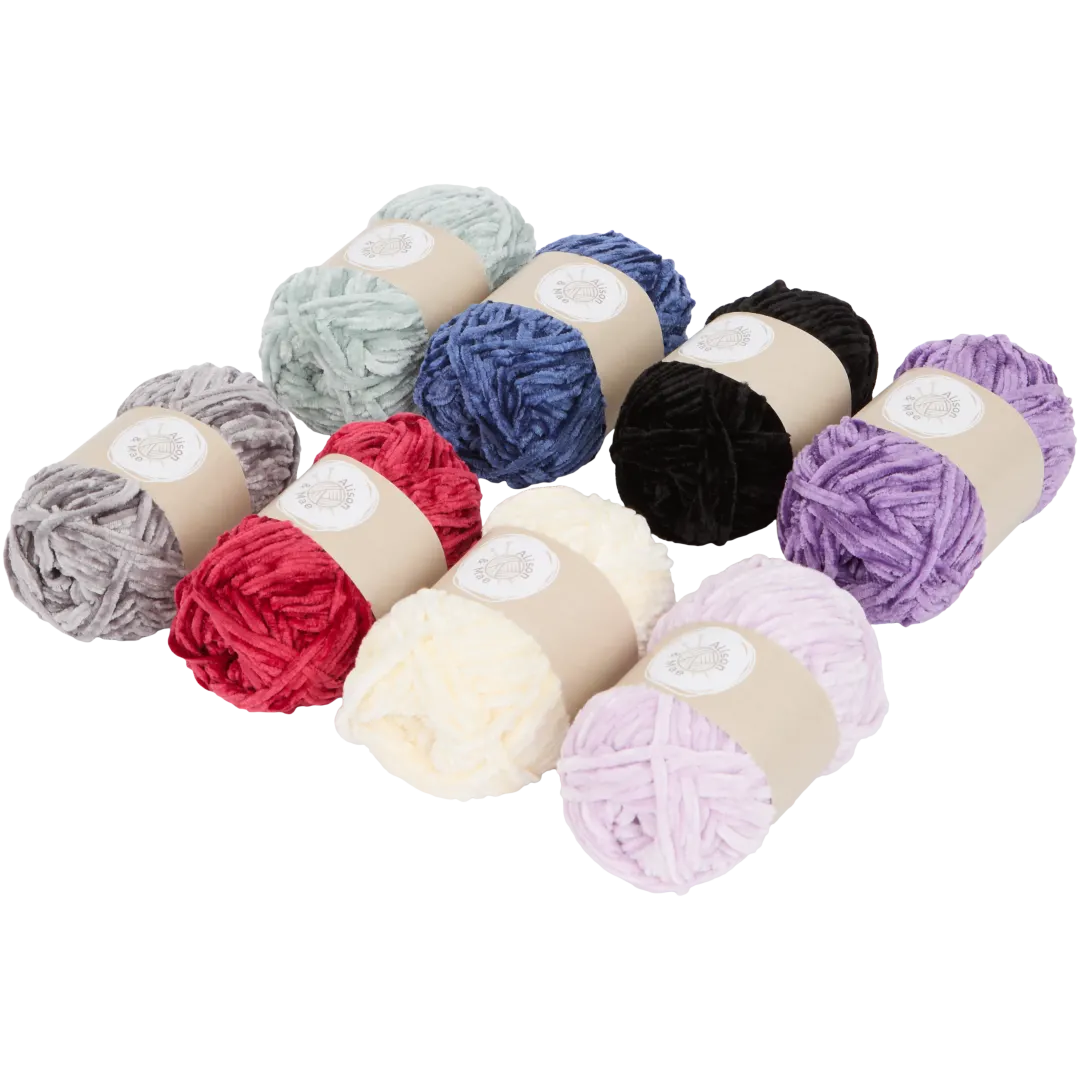 Alison & Mae XL chenille garenset 8-delig
