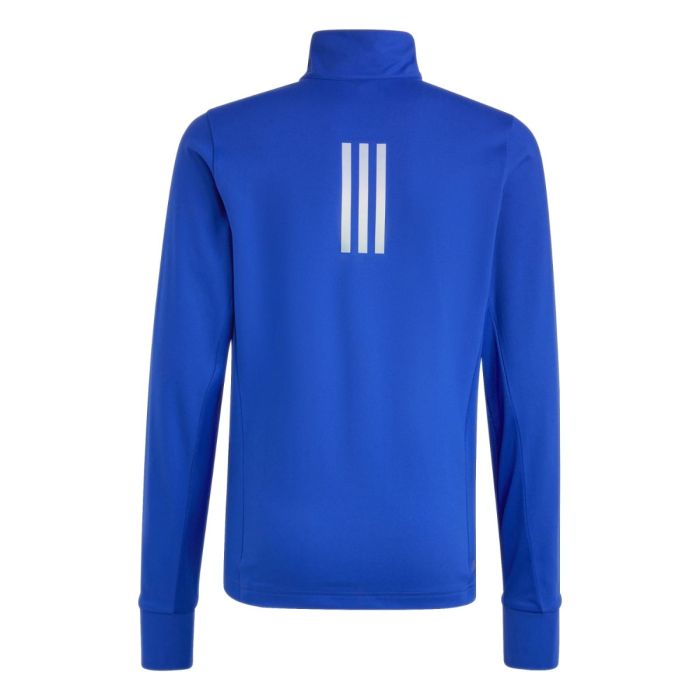 adidas Junior Trøjer Run 1/2 Zip Blå
