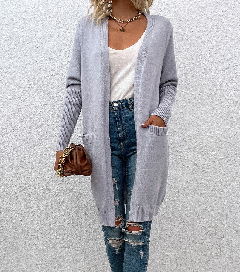 Pinkkus - Open-front effen vest