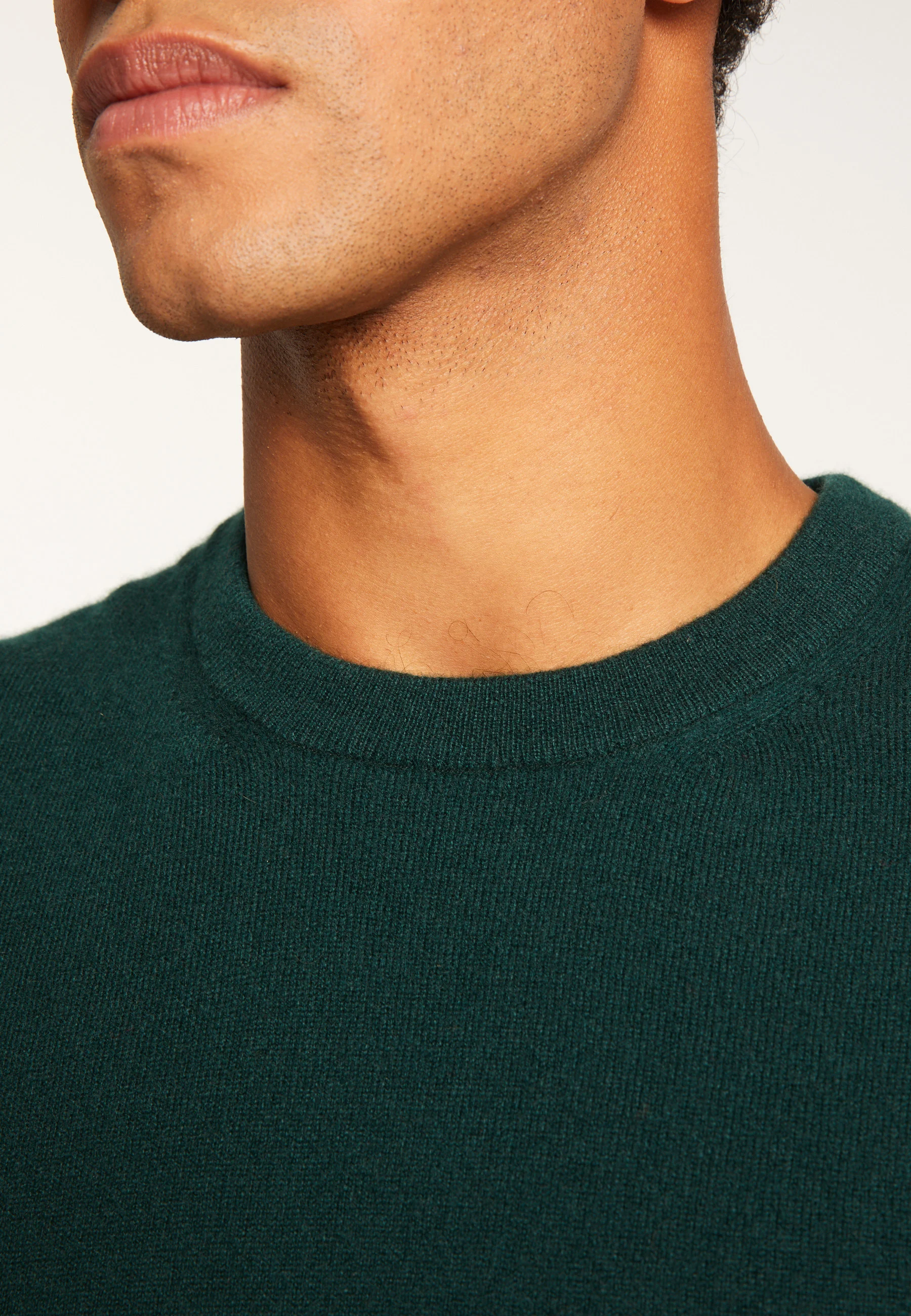 EVAINAH24 - Pull col rond en cachemire | Vert