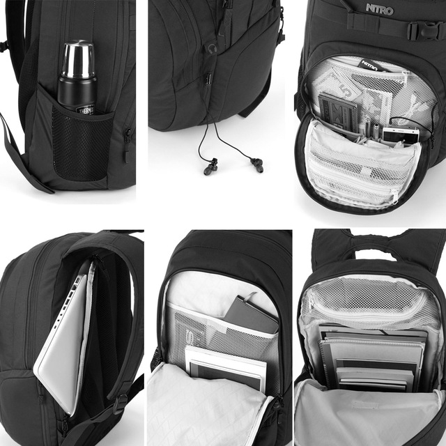 NITRO Schulrucksack »Chase« Alltagsrucksack, Rucksack für Freizeit, Schule, Arbeit und Reise