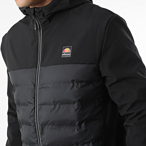 Veste Zippée Capuche Lorato SHM14876 Noir