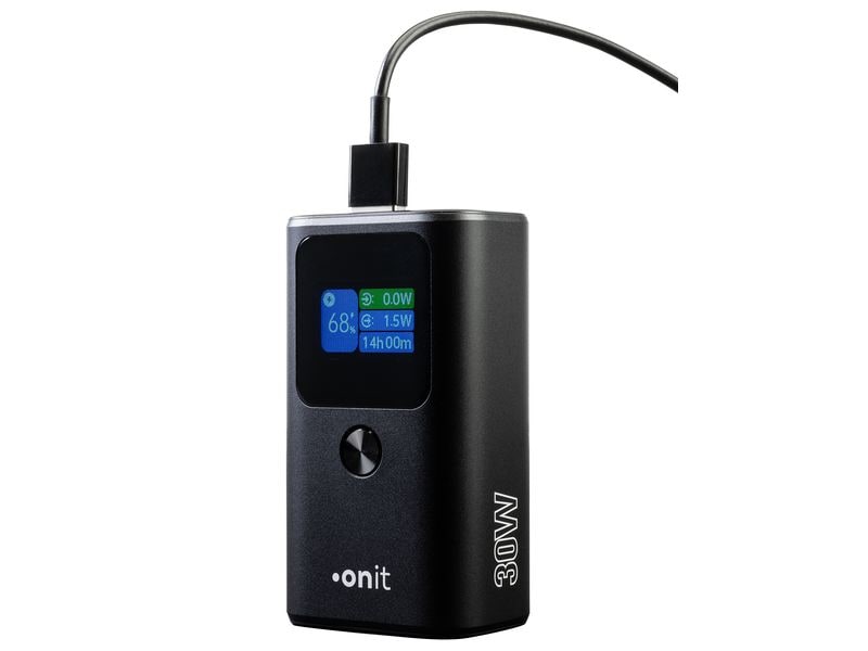 onit Powerbank Pro Block Mini 10000 mAh PD Leistungsstarke Powerbank in kompaktem Design mit drei Ladeanschlüssen