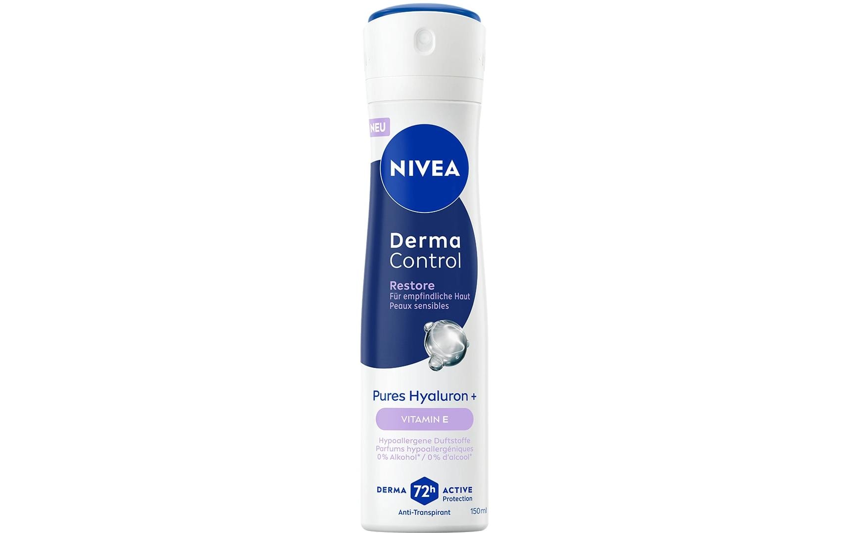 Deo Spray Derma Control Restore 50 mlDeo bietet zuverlässigen Schutz vor Schweiss und unangenehmen Gerüchen