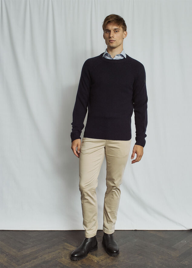 Bruun & Stengade BS Caspian Regular Fit Knitwear Navy