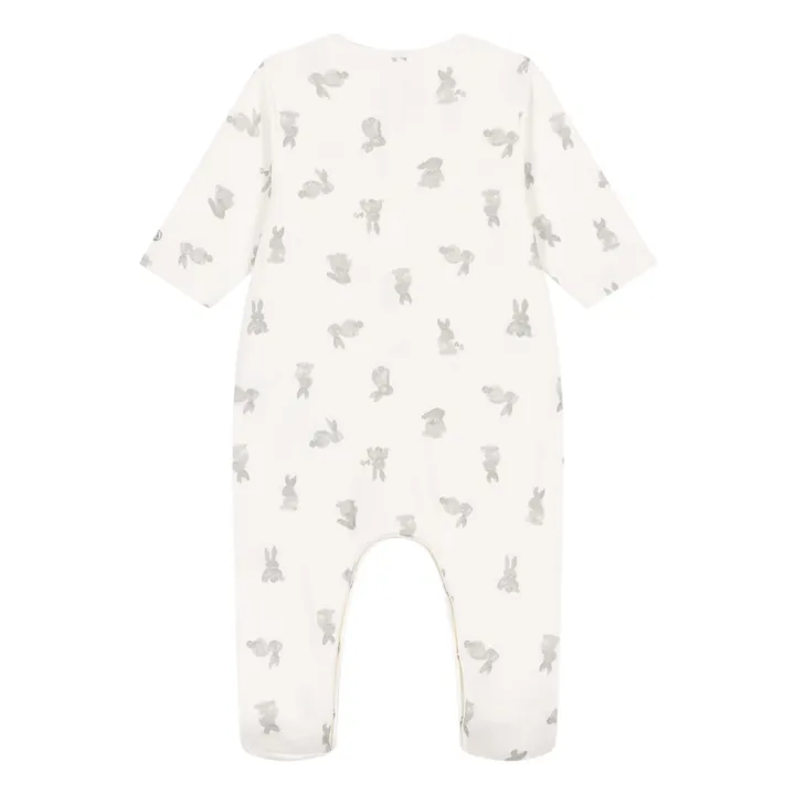 Petit Bateau Pyjama Marion Tubique Lapins | Blanc