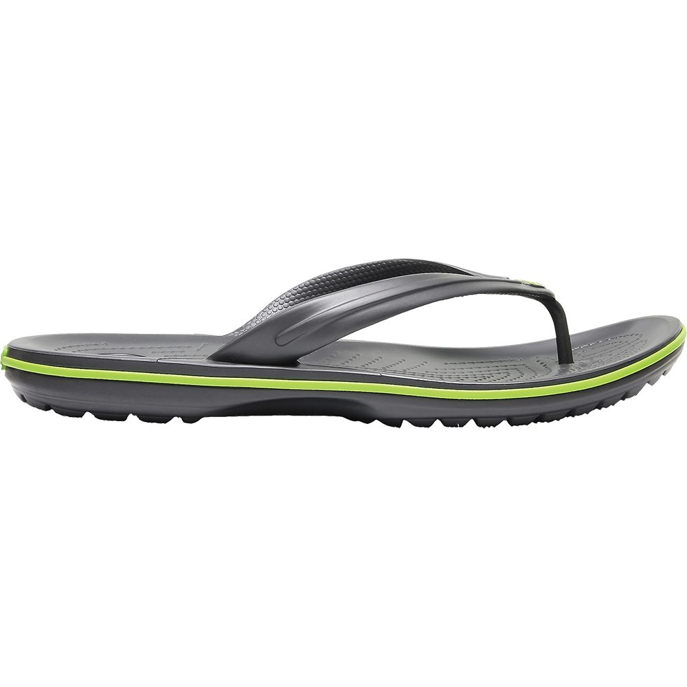 Crocs Crocband Flip Flop Herren graphite volt green