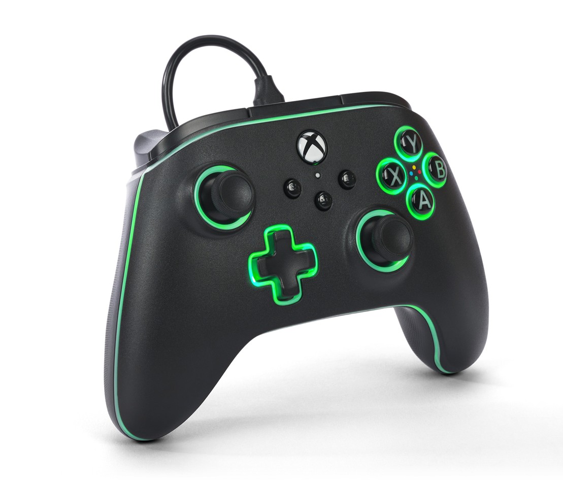PowerA Advantage Wired Controller - Xbox Series X/S -m/ Lumectra + RGB LED Strip - Black