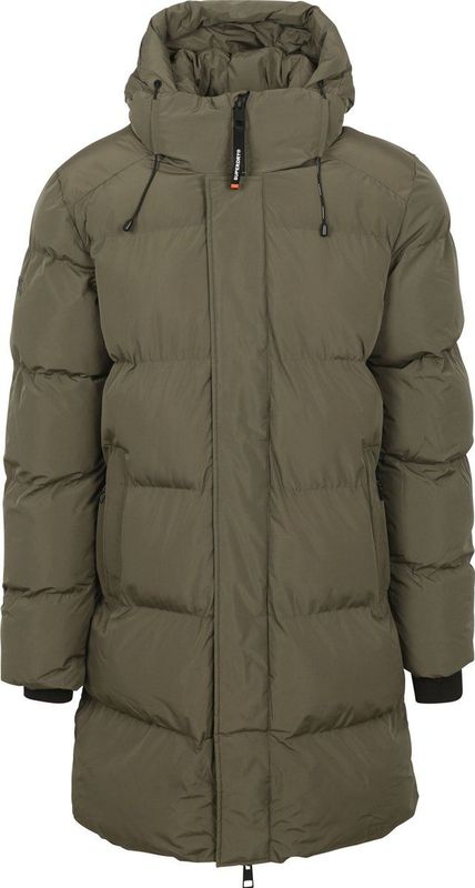 Superdry - M5011917A - Gewatteerd Jack - Marineblauw - Gerecycled Polyester