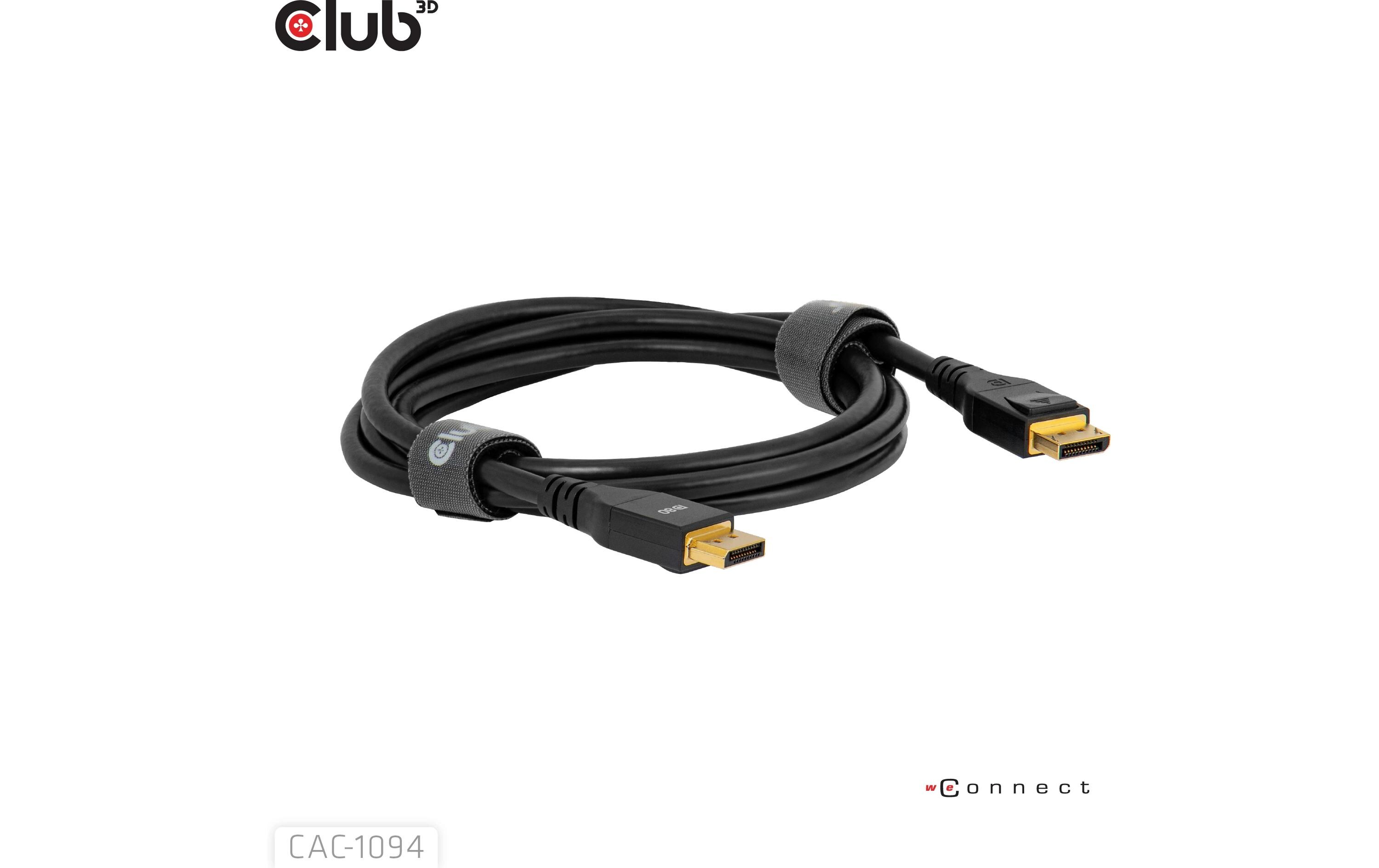 Kabel CAC-1094 DisplayPort - DisplayPort, 2 mCLUB3D CAC-1094 DisplayPort-Kabel