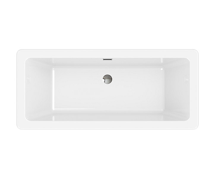 Baignoire îlot blanc 170 x 75 cm GoodHome Merkys