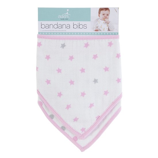 Lot de 2 bavoirs bandana   Natural History        de               aden + anais essentials