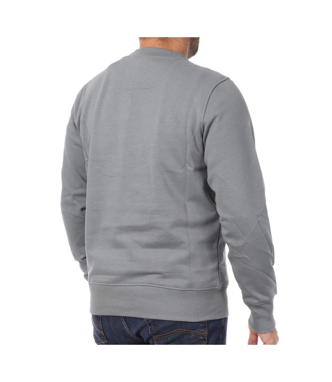 Sweat Gris Homme Calvin Klein Jeans Color Off Placed