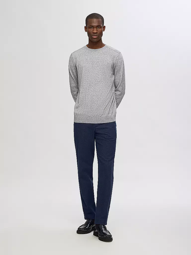 SELECTED Pullover SLHBERG  hellgrau