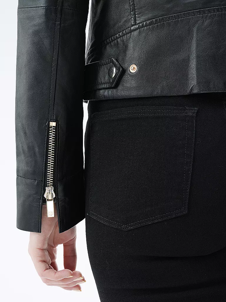 RIANI Lederjacke schwarz