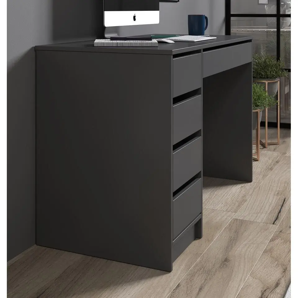 Meubella - Bureau Avio - Grijs - 120 cm