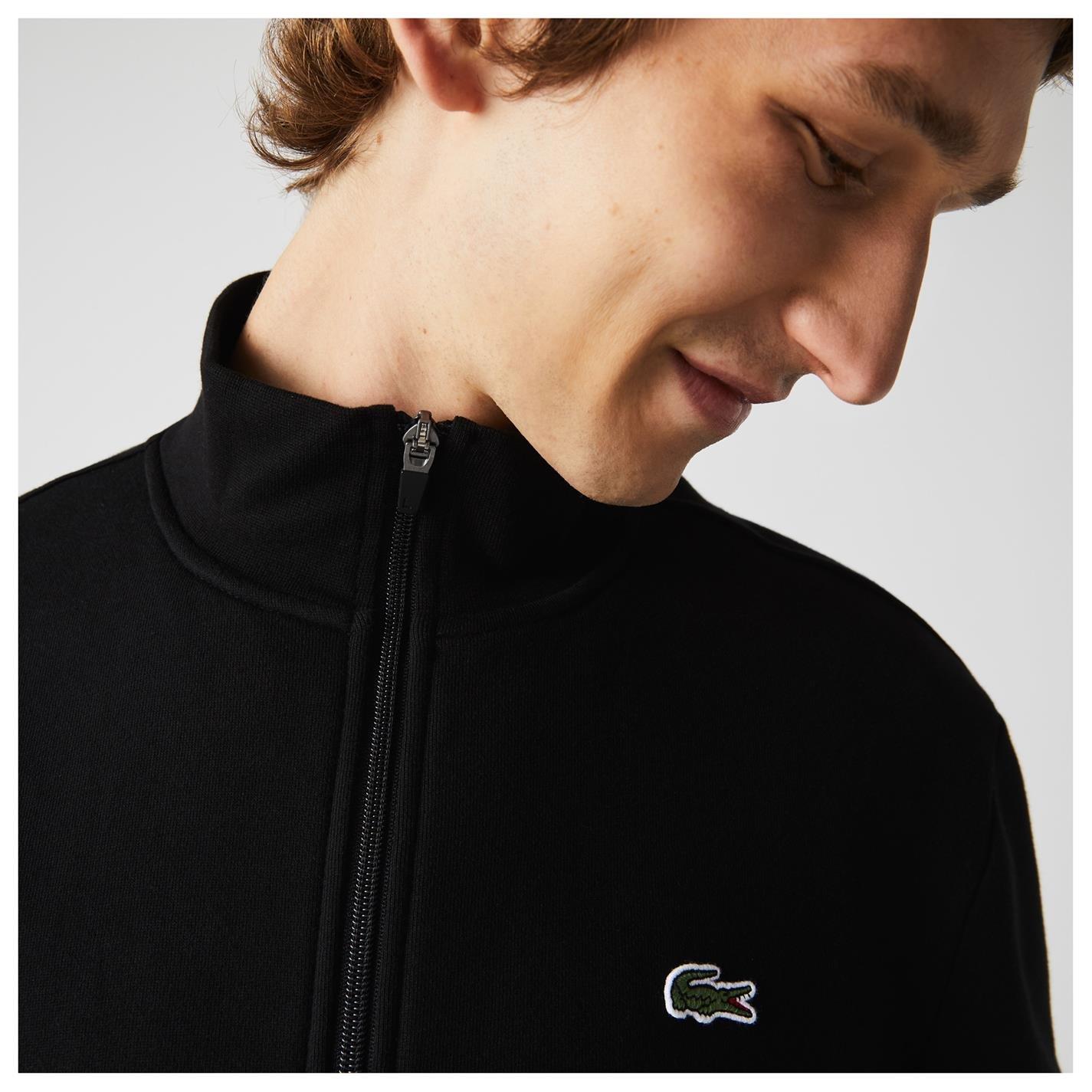 Lacoste Full Zip Funnel Sweatshirt