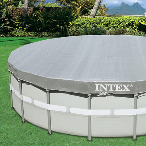Capa de luxo Intex para piscina Ultra Frame de 488 cm com proteção UV