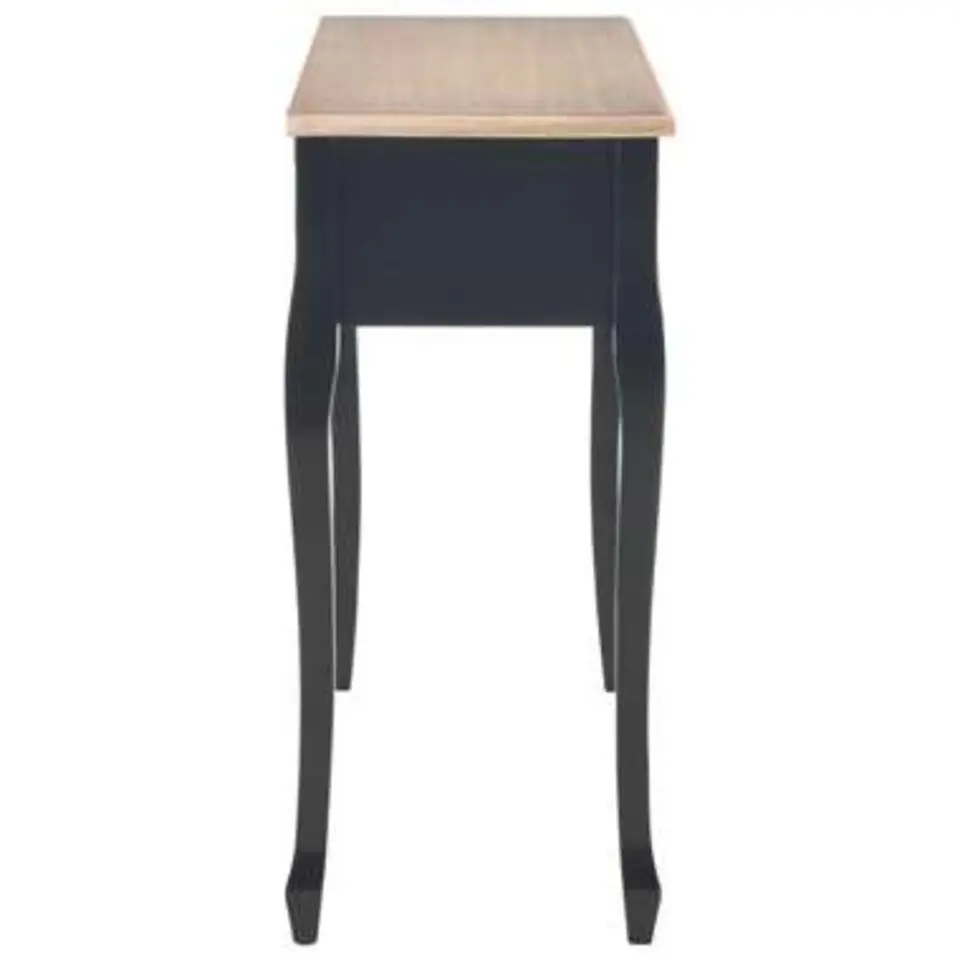 vidaXL - Kaptafel - Zwart - Hout