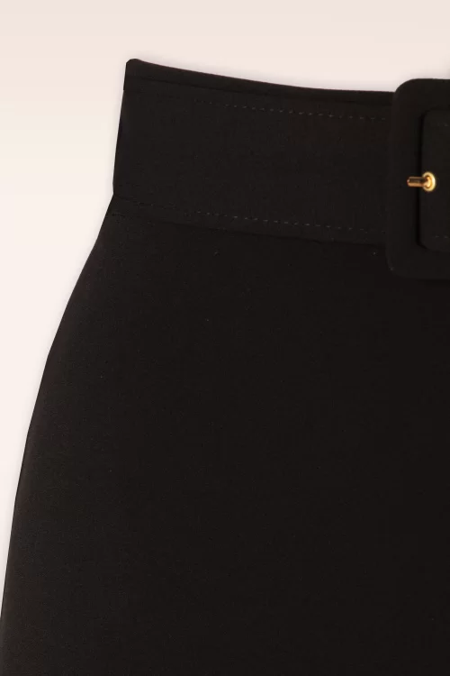 Vintage Chic for Topvintage Demi Scuba pencil rok in zwart